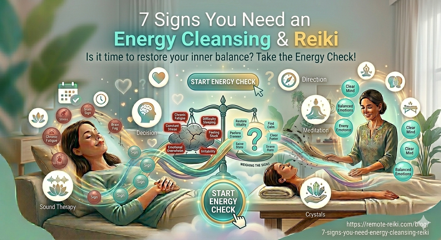 Signs of energy blockages - when Remote Reiki can help