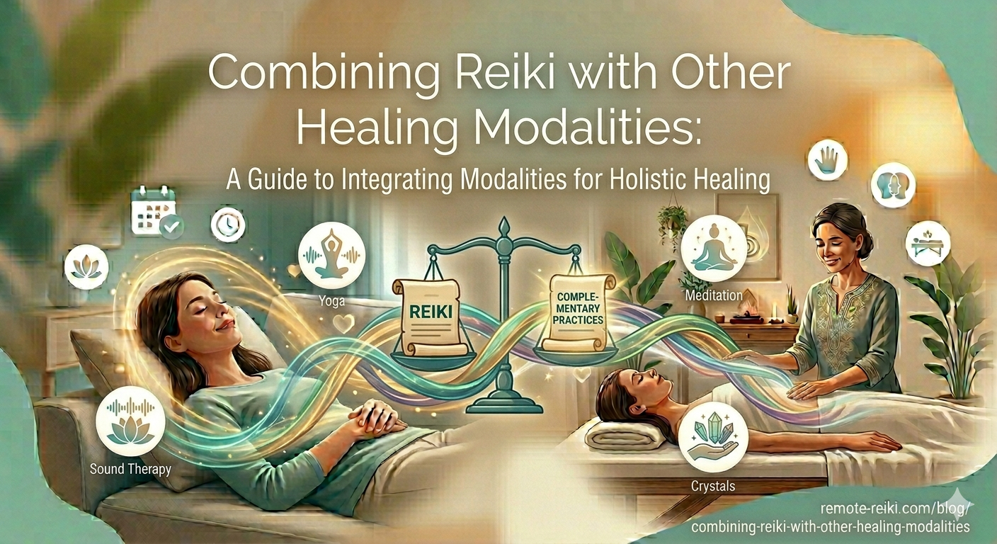 Reiki combined with other healing methods - holistic approach